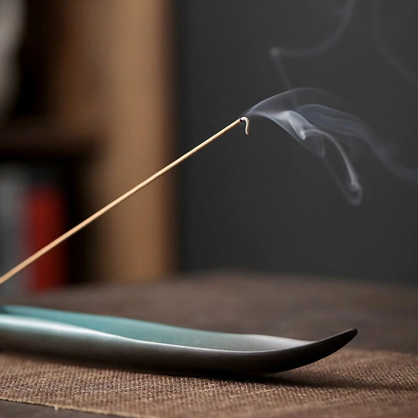 Sacred Buddhist ceramic incense holder four designs for spiritual practice transformation enlightenment