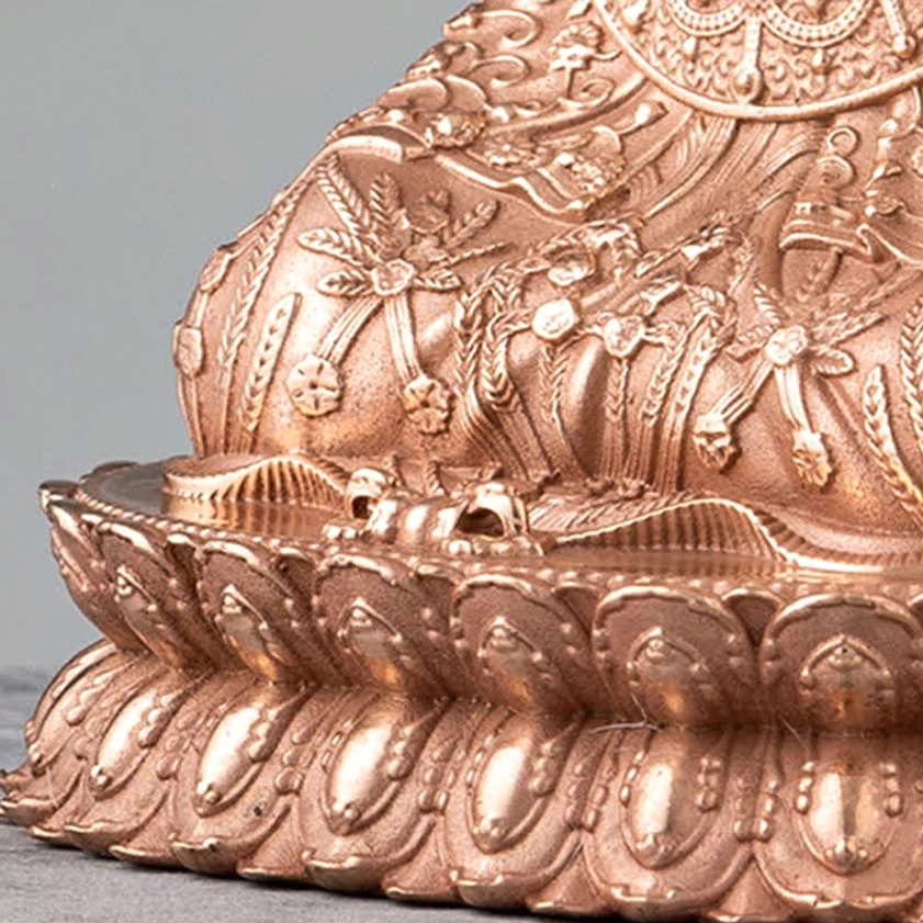 Shakyamuni Buddha copper figurine perfect size for home meditation altar and spiritual shrine collection