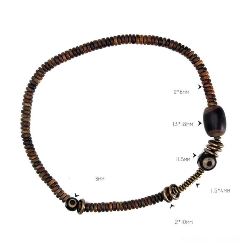 Spiritual protection double wrap bracelet healing wellness mindfulness journey