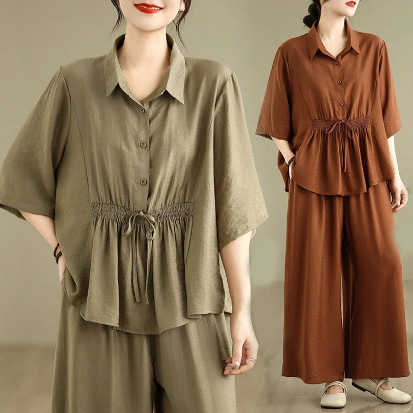 Sustainable Buddhist meditation clothing - eco-friendly women's Zen practice wear for spiritual journey