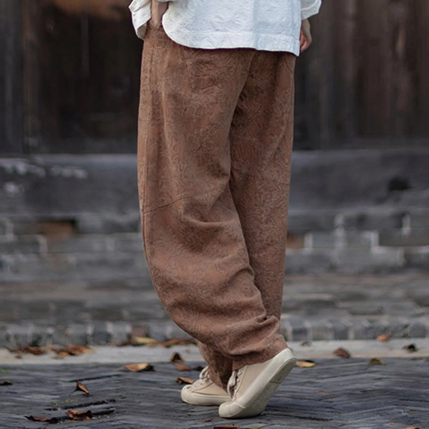 Sustainable and eco-friendly cotton-linen blend used in handcrafted meditation set