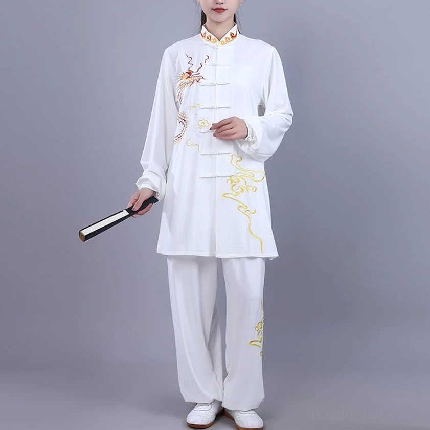 Tai chi meditation clothing set overall product showcase