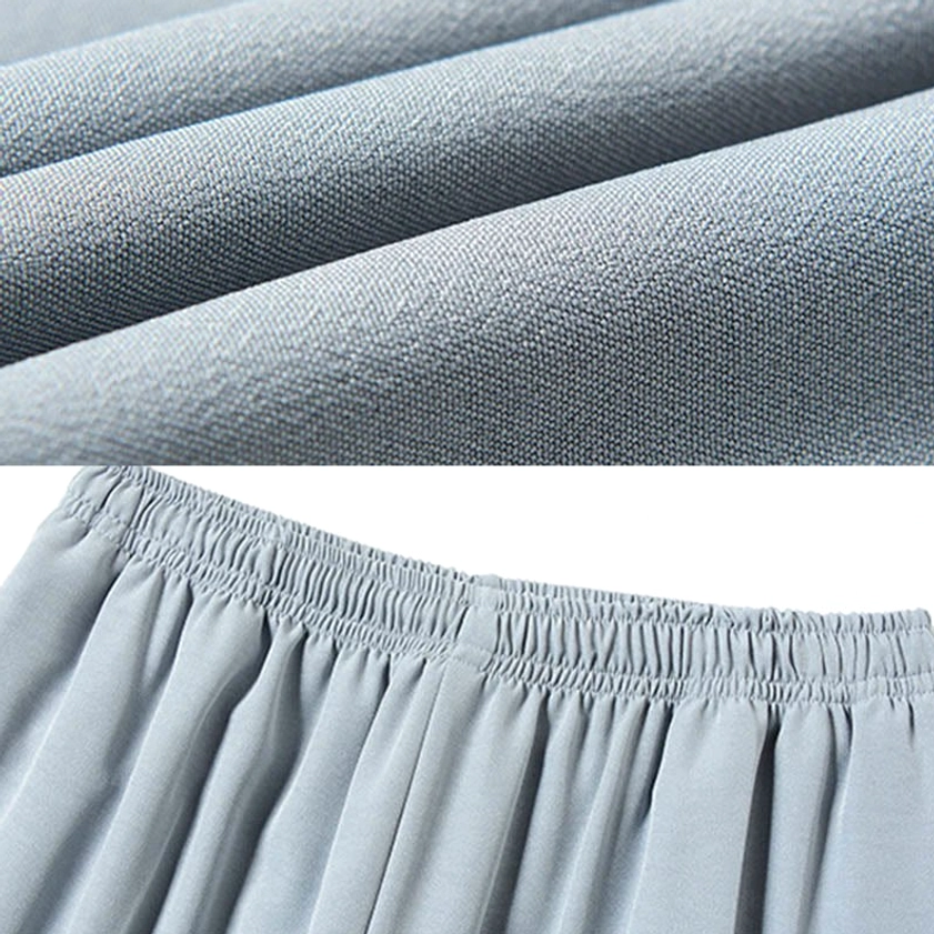 Fu Tang suit care instructions and fabric composition 80 percent polyester 20 percent cotton linen