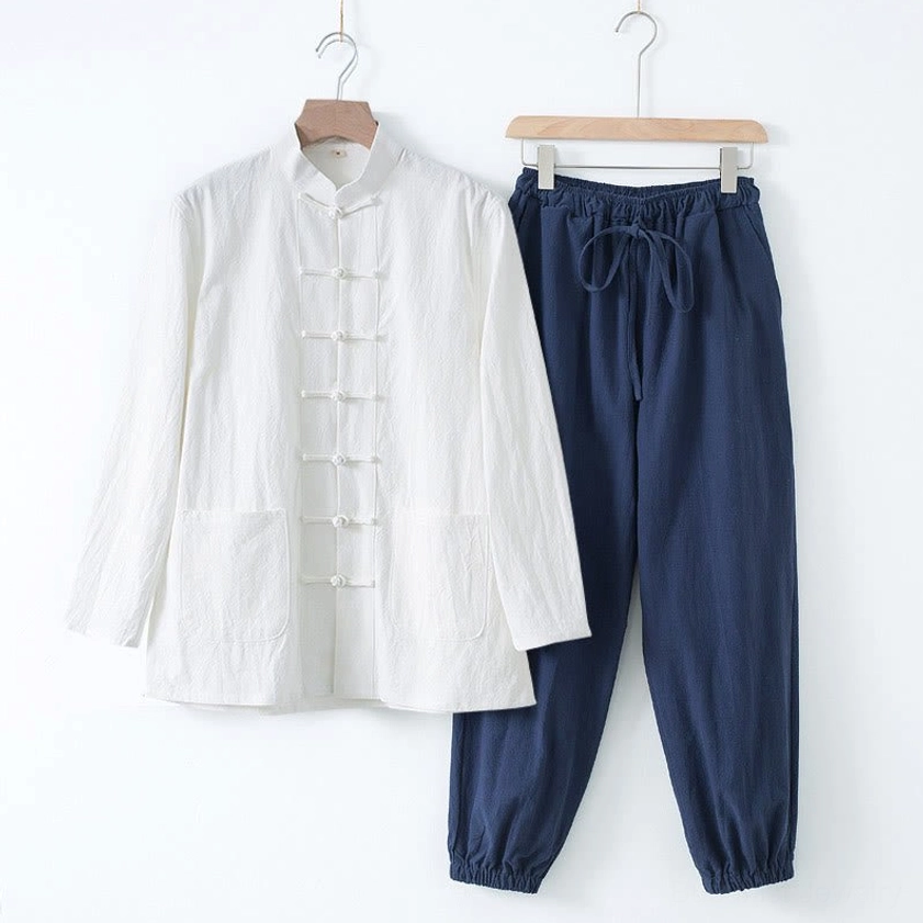 Tang suit casual styling - versatile two-piece set for everyday and formal occasions