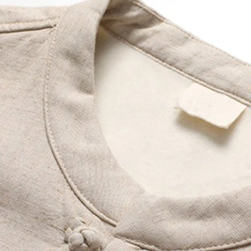 Tang Suit Jacket Stand Collar Detail - Authentic Chinese Neckline with Frog Button Closure