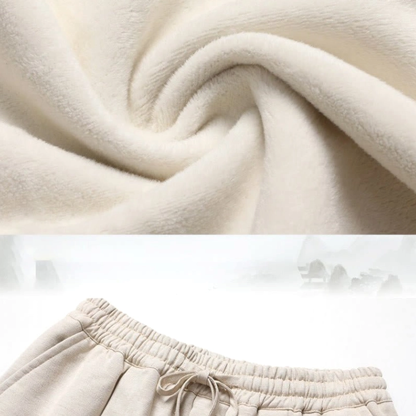 Folded Tang Suit Garment - Natural Beige Solid Tone Showcasing Fabric Quality