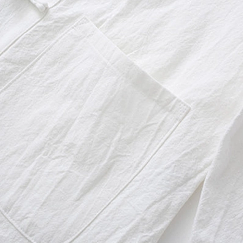 Tang suit front pocket detail - functional patch pocket with clean stitching
