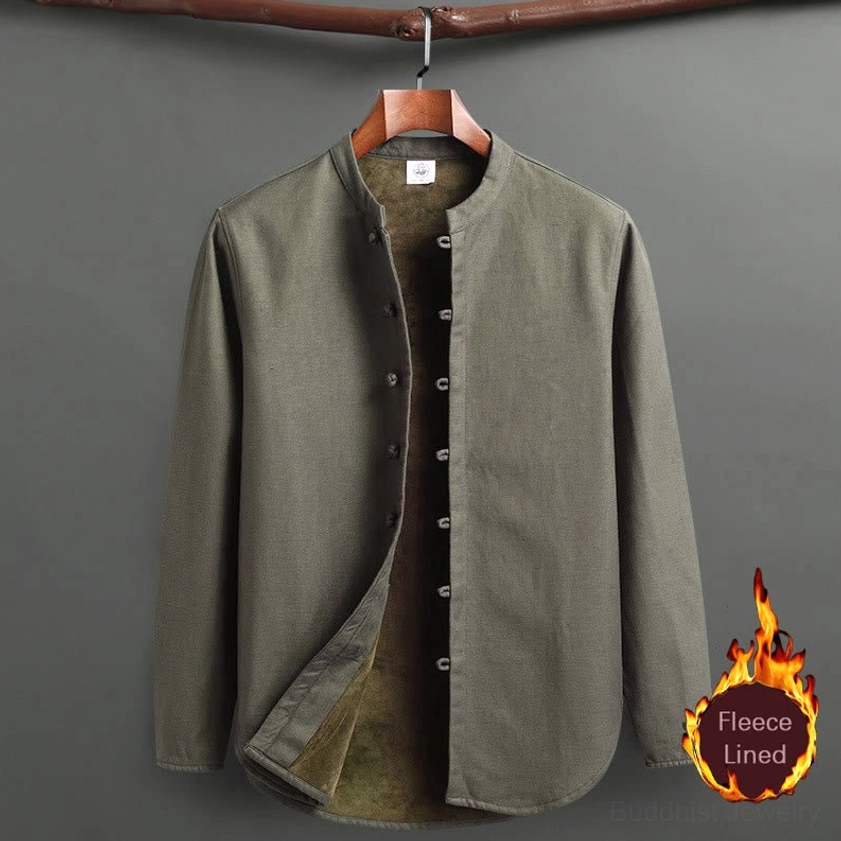 Tang Suit Craftsmanship Detail - Handmade Stitching and Construction Quality