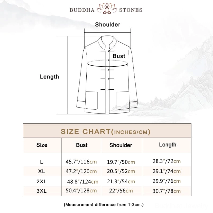 Tang suit jacket size measurement chart men's measurements bust shoulder length inches centimeters