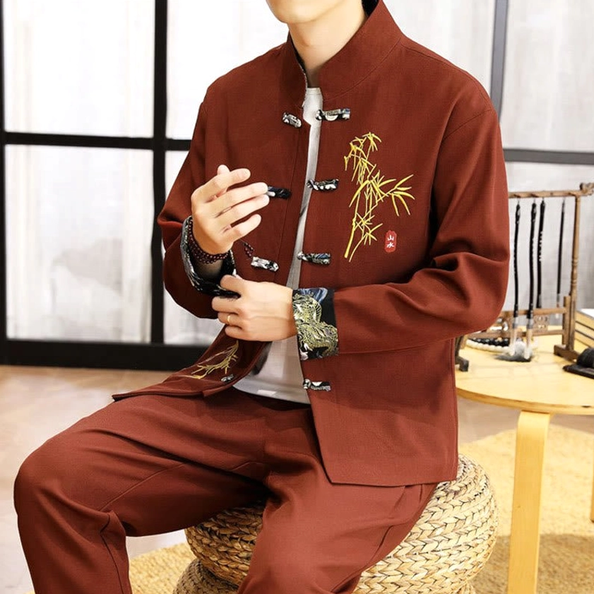 Tang suit two-piece men's outfit - perfect gift for fathers and grandfathers