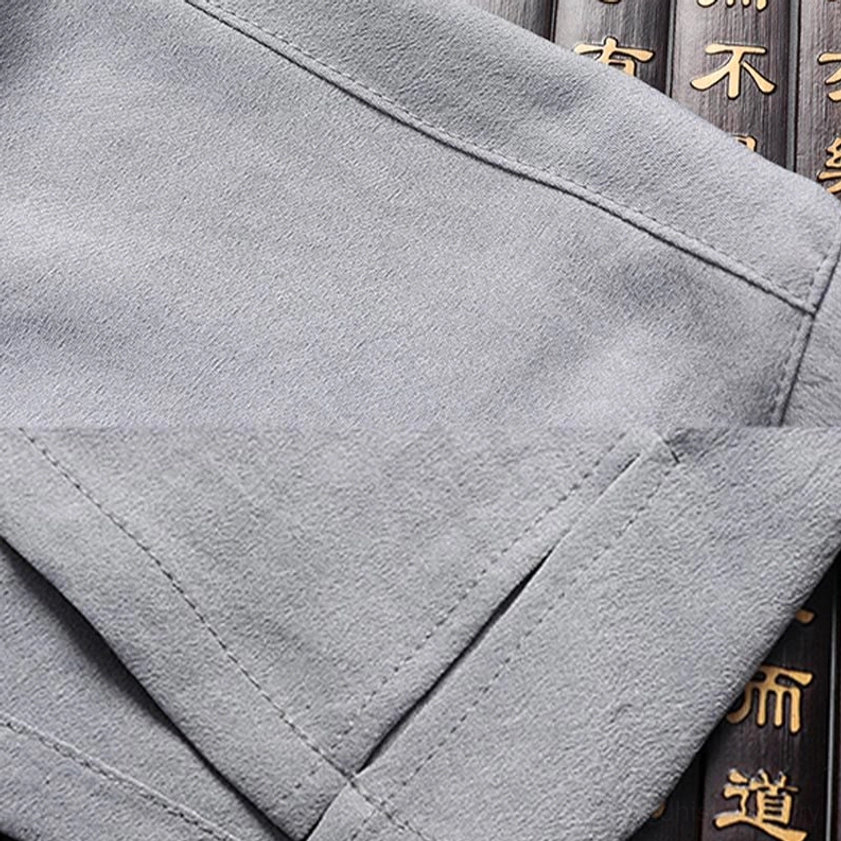 Elastic waistband detail on Tang Suit pants - comfortable fit for all-day wear