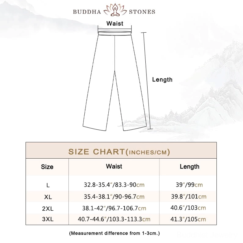 Tang suit pants size measurement chart men's waist length measurements inches centimeters