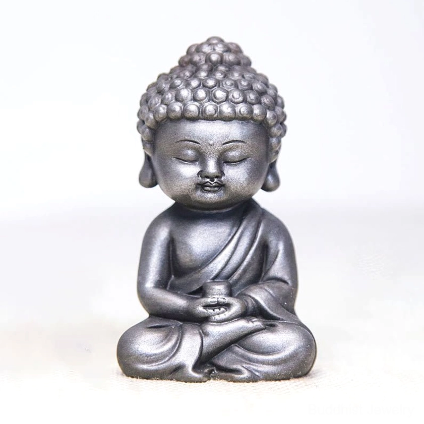Tathagata Buddha statue polished finish handmade resin bodhisattva sculpture