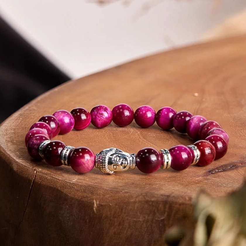 Tiger Eye Buddha Bracelet Worn Comfort – All-Day Wear Demonstration