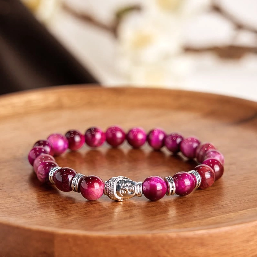 Tiger Eye Buddha Bracelet Meditation Tool – Mindfulness Practice
