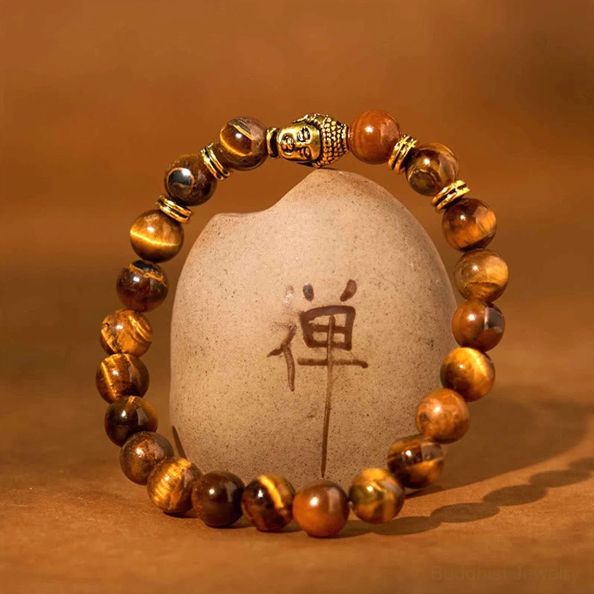 Tiger Eye Buddha Bracelet Spiritual Connection – Sacred Jewelry