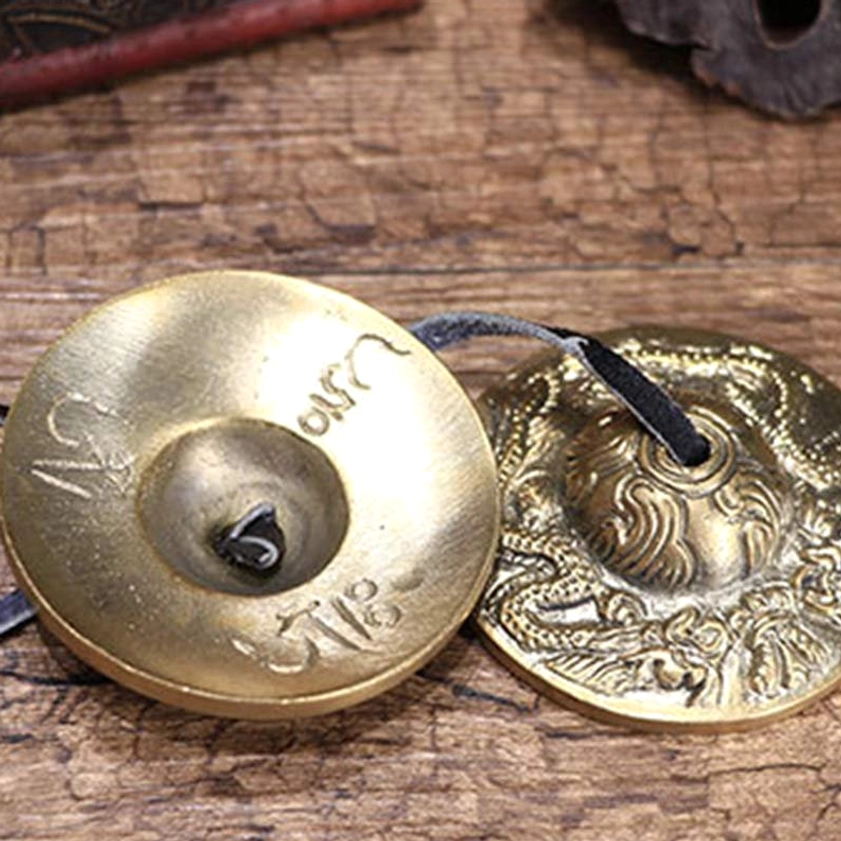 Buddhist tingsha cymbals perfect gift for yoga and meditation practitioners