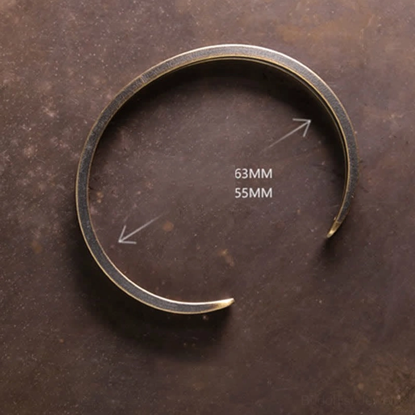 Adjustable copper cuff bracelet unisex design for men and women - protection and balance