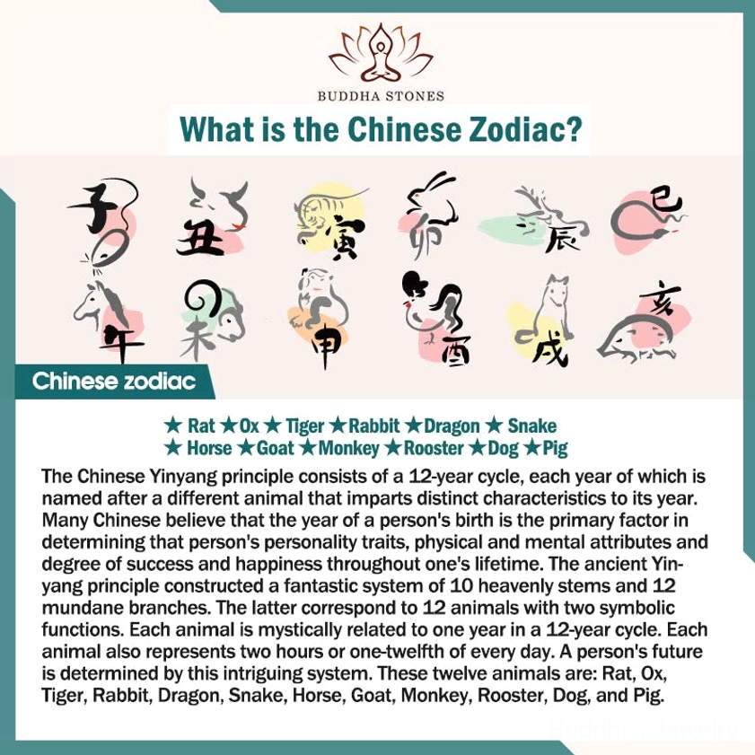 Buddhist zodiac educational guide What is the Chinese Zodiac explaining 12-year cycle and animal symbols