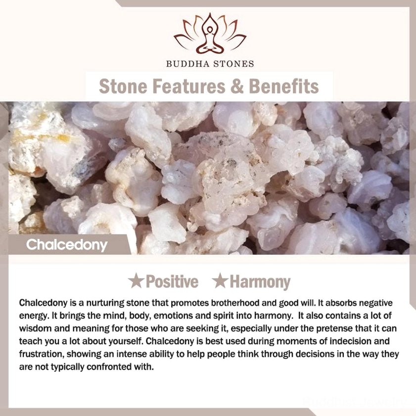 Natural white chalcedony stone properties and positive energy benefits with chalcedony crystal introduction