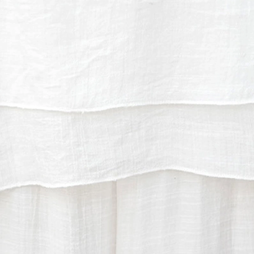 White meditation two-piece set lifestyle shot showing versatility for yoga and Tai Chi practice