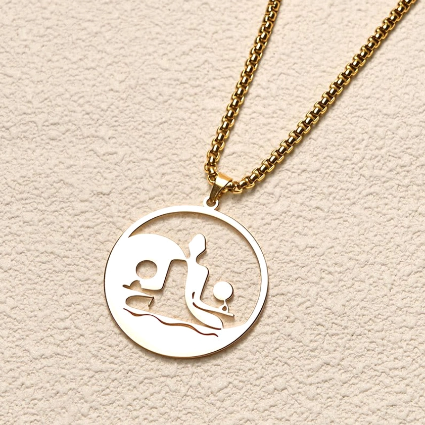 Yin yang buddha necklace pendant lifestyle wear spiritual jewelry