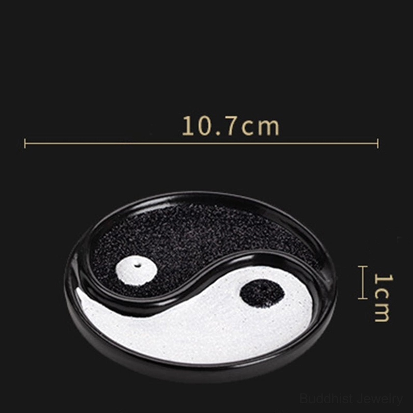 Yin Yang incense holder gift packaging presentation for mindfulness and spiritual wellness enthusiasts