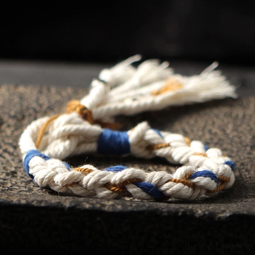 Handmade Zakiram wealth bracelet worn on wrist showing comfortable fit and daily wearability for spiritual mindfulness practice