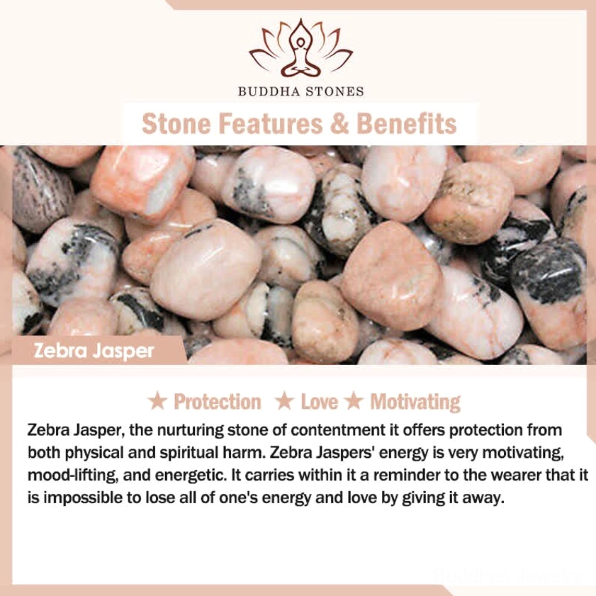 Zebra jasper stone properties protection grounding balance energy healing