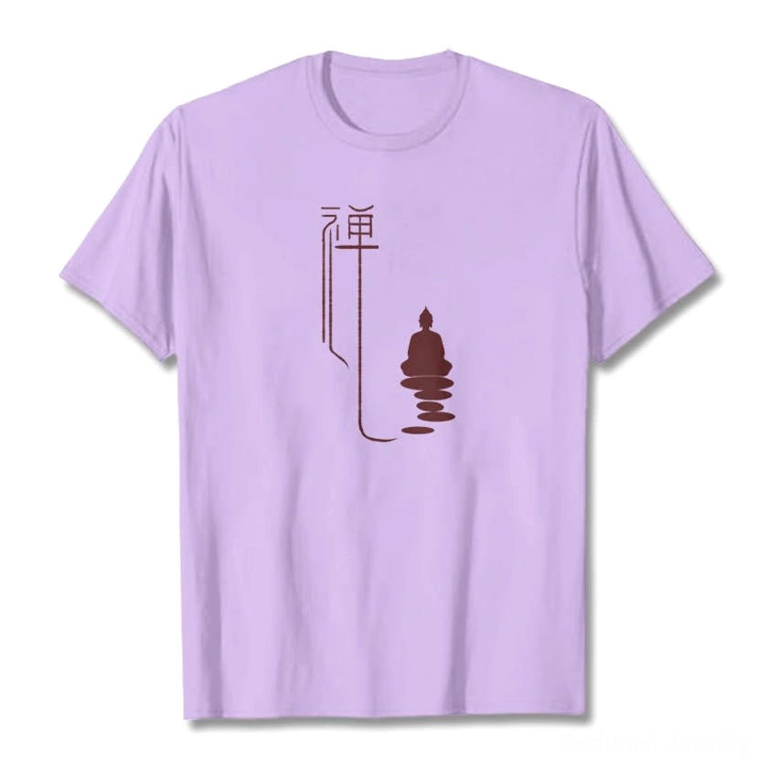 Zen buddha cotton tee care instructions washing hang dry guidelines