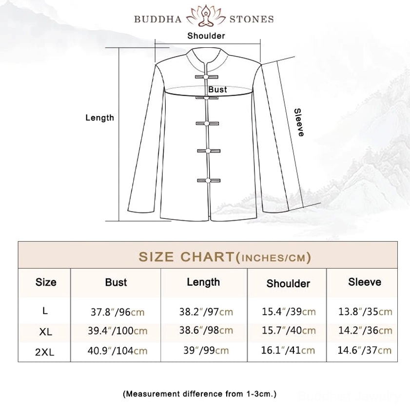 Yellow tunic top size chart with detailed measurements for bust, length, shoulder width, and sleeve length in sizes L, XL, and 2XL