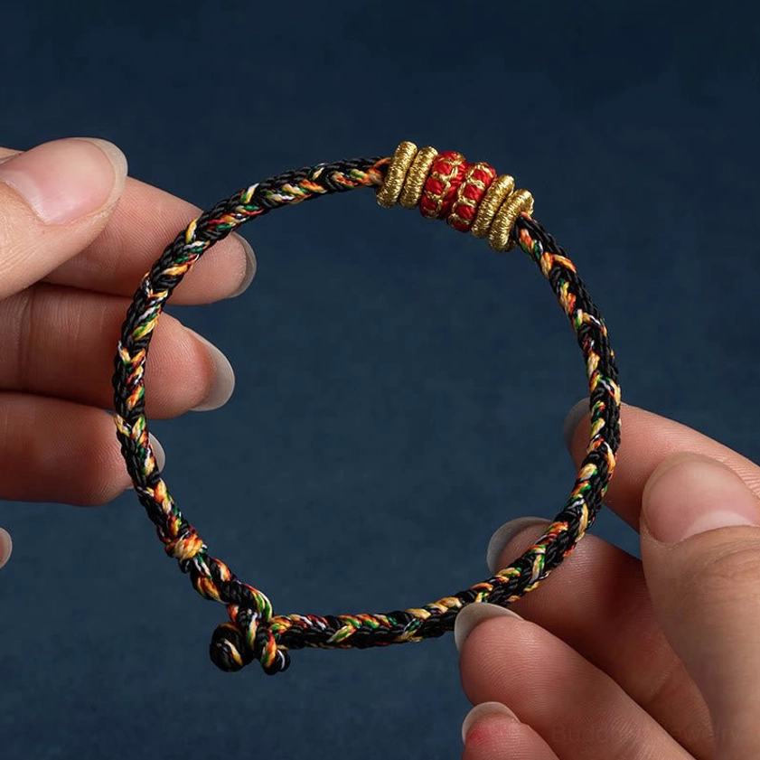 Zodiac natal buddha bracelet featuring sacred red thread of fate symbolism and meaning