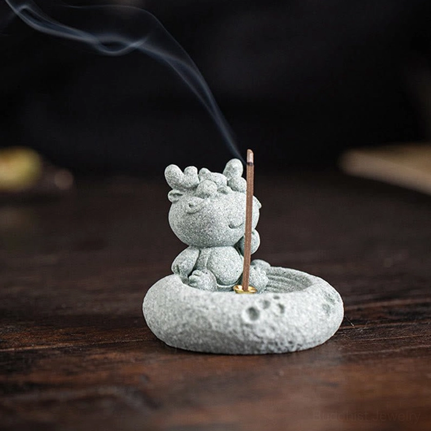 Zodiac incense burner gift packaging spiritual present aesthetic