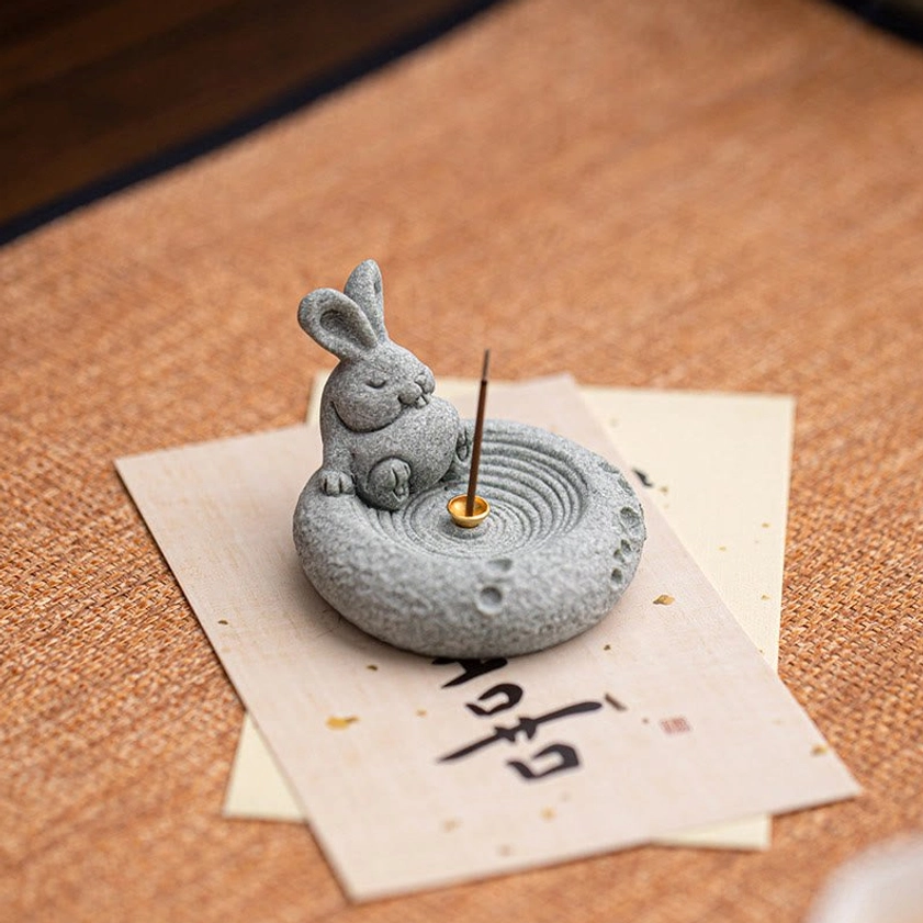 Zodiac incense burner meditation room spiritual practice setup