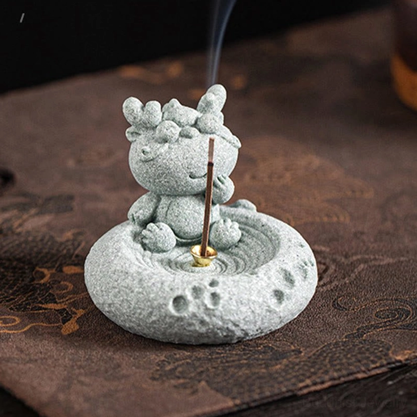 Zodiac animal incense holder yoga studio wellness space decoration